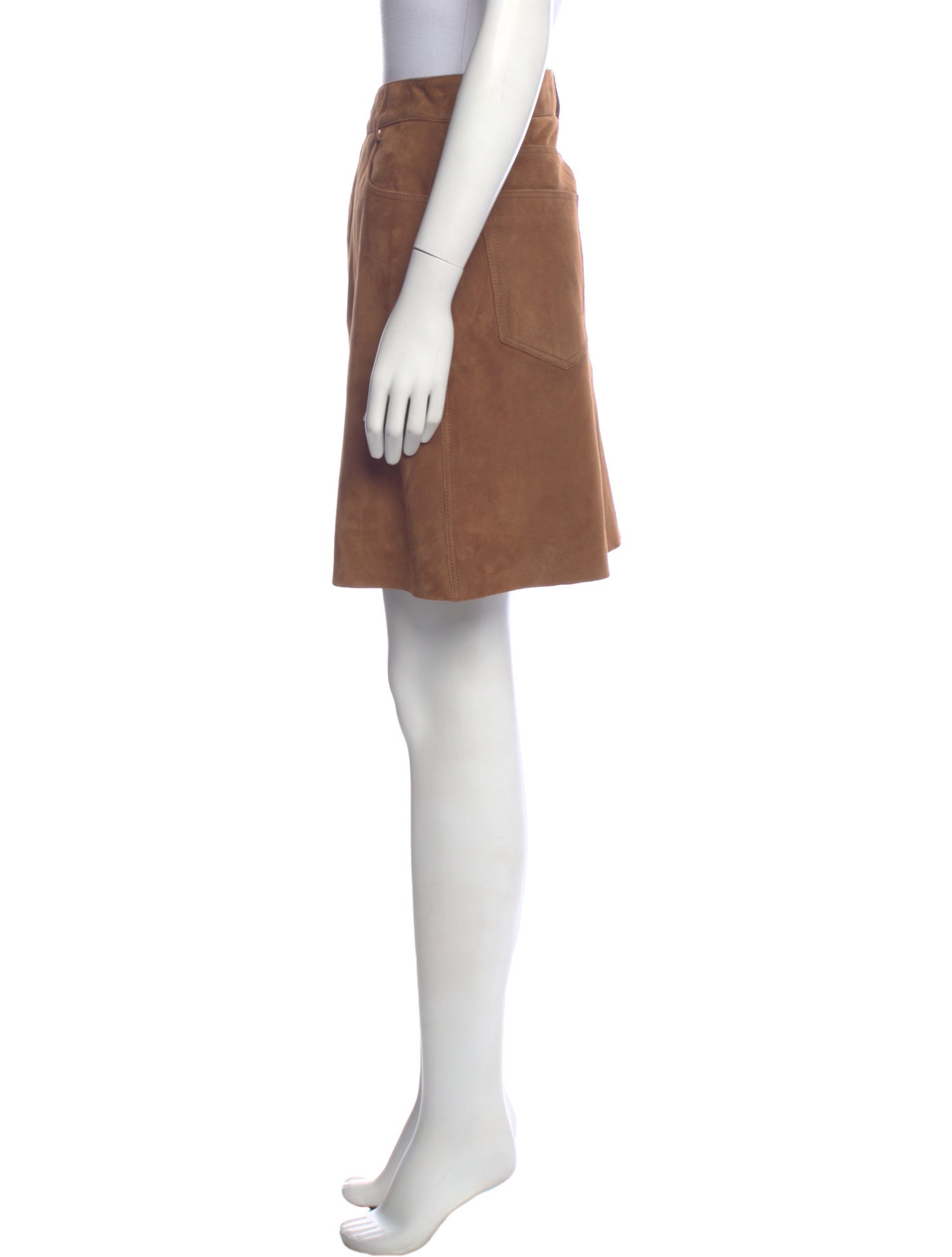 Raey Leather Mini Skirt w/ Tags