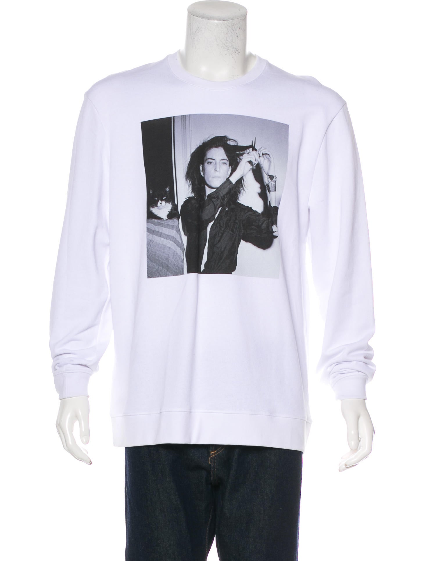 RAF SIMONS x Robert Mapplethorpe スウェット M Raf Simons 2017 Robert Mapplethorpe Sweatshirt - White