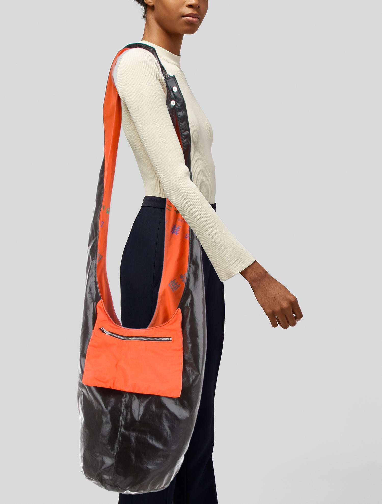 RAF SIMONS ショルダーバッグ　2021SS Raf Simons Twisted Shoulder Bag w/ Tags - Orange Shoulder Bags