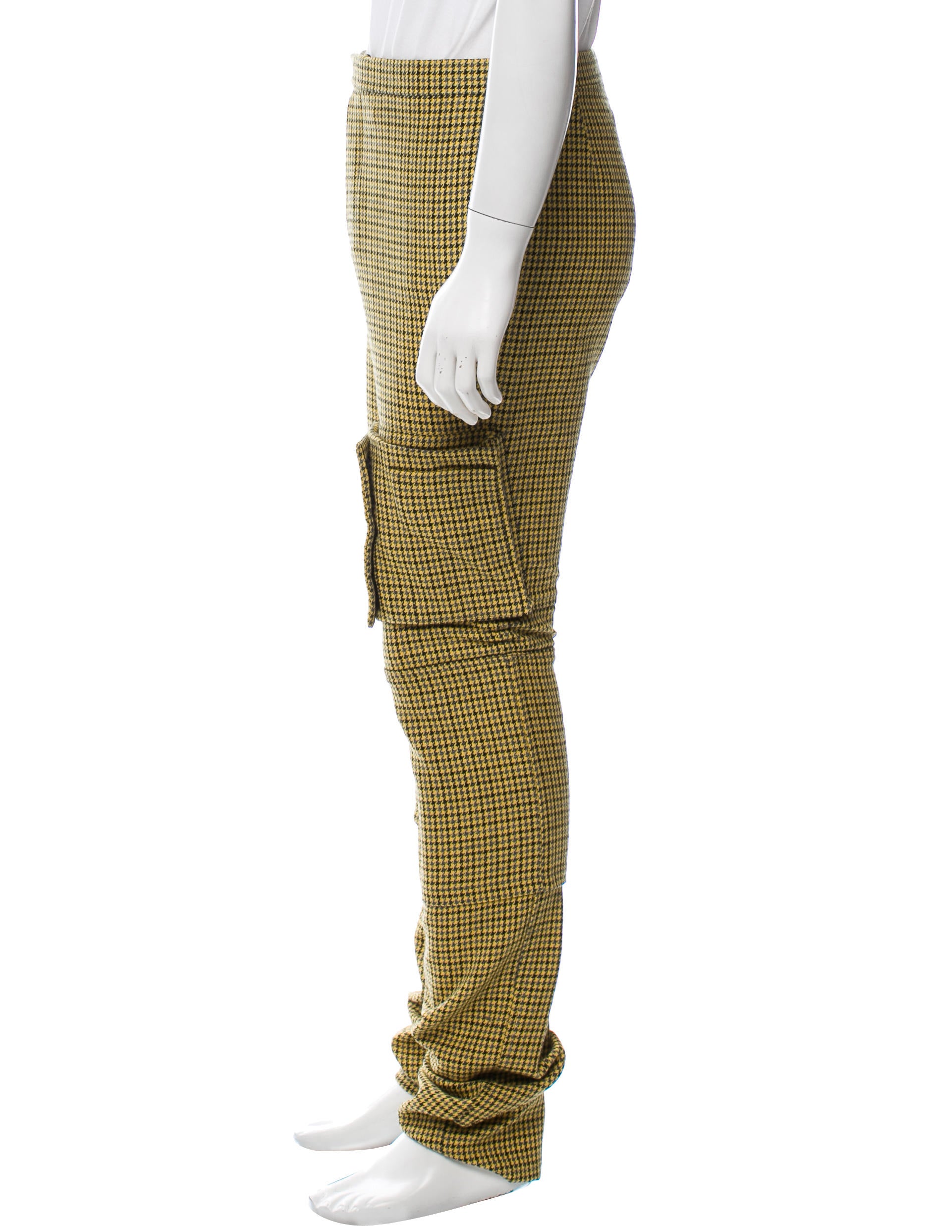 raf simons slim space pants