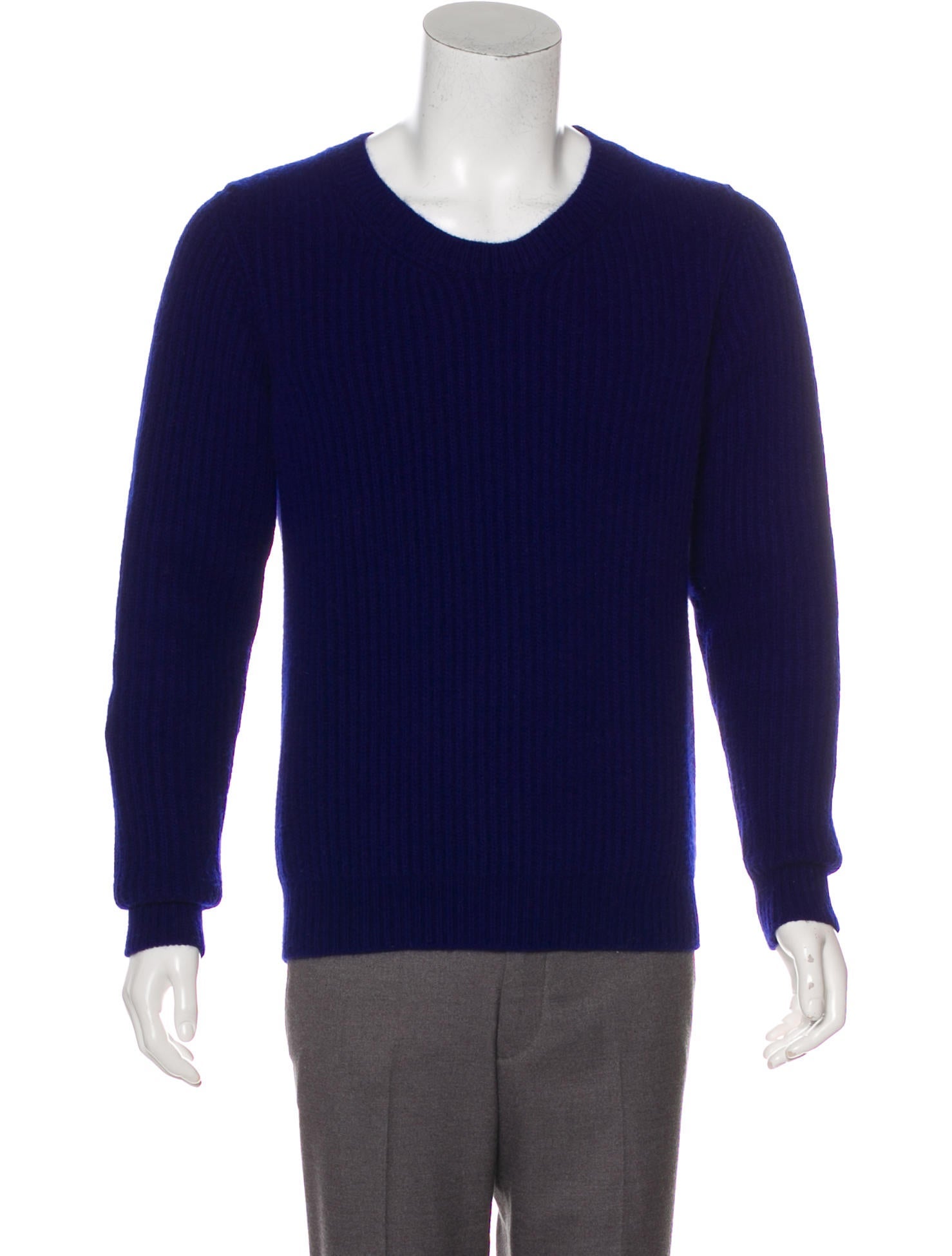 Raf Simons Wool & Angora Rib Knit Sweater