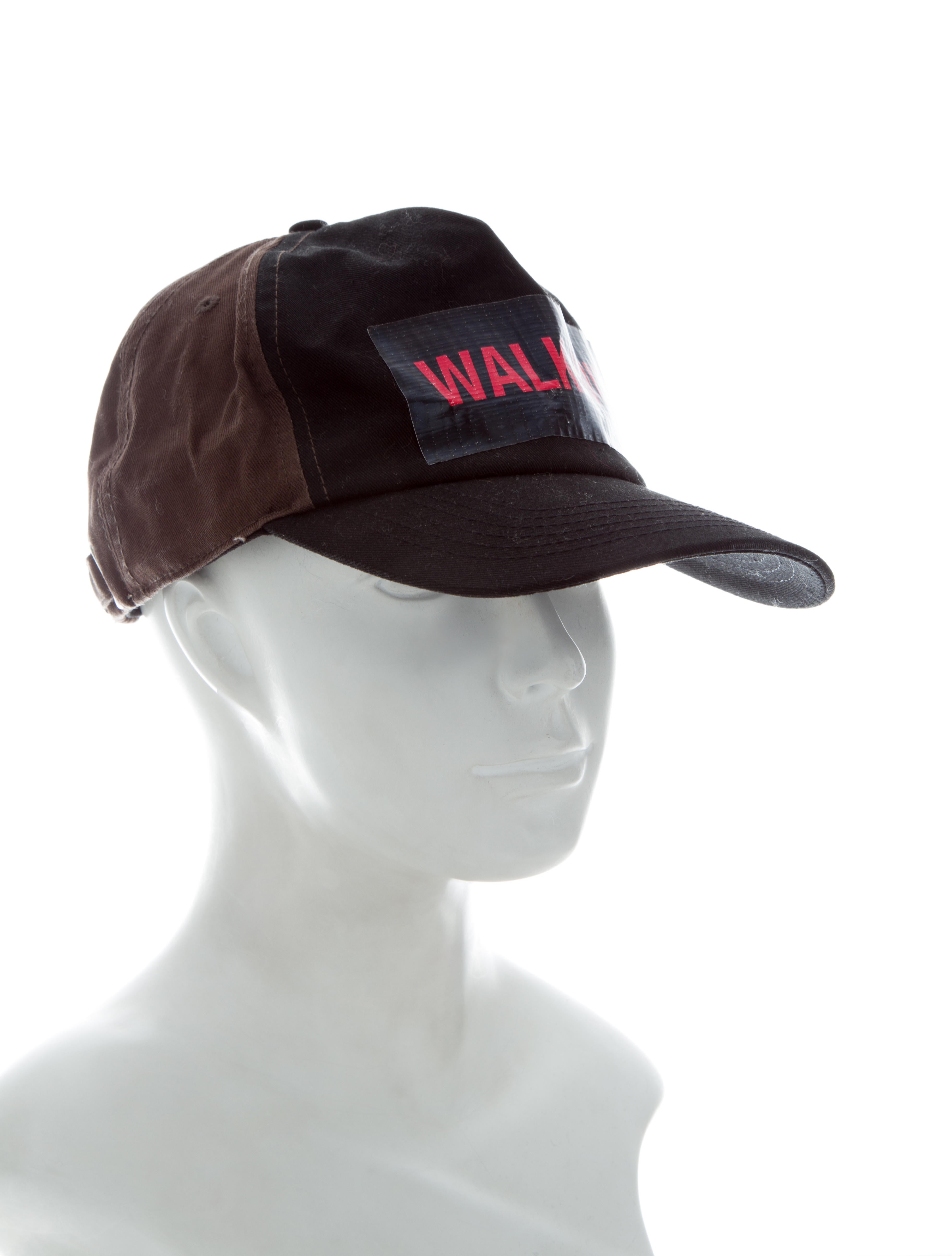 Raf Simons 2017 'Walk With Me' Duct Tape Cap - Black Hats