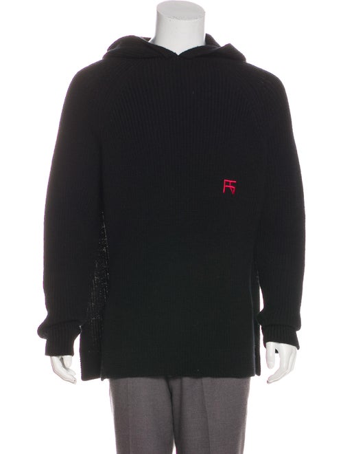 Raf Simons 2018 Virgin Wool Hoodie black