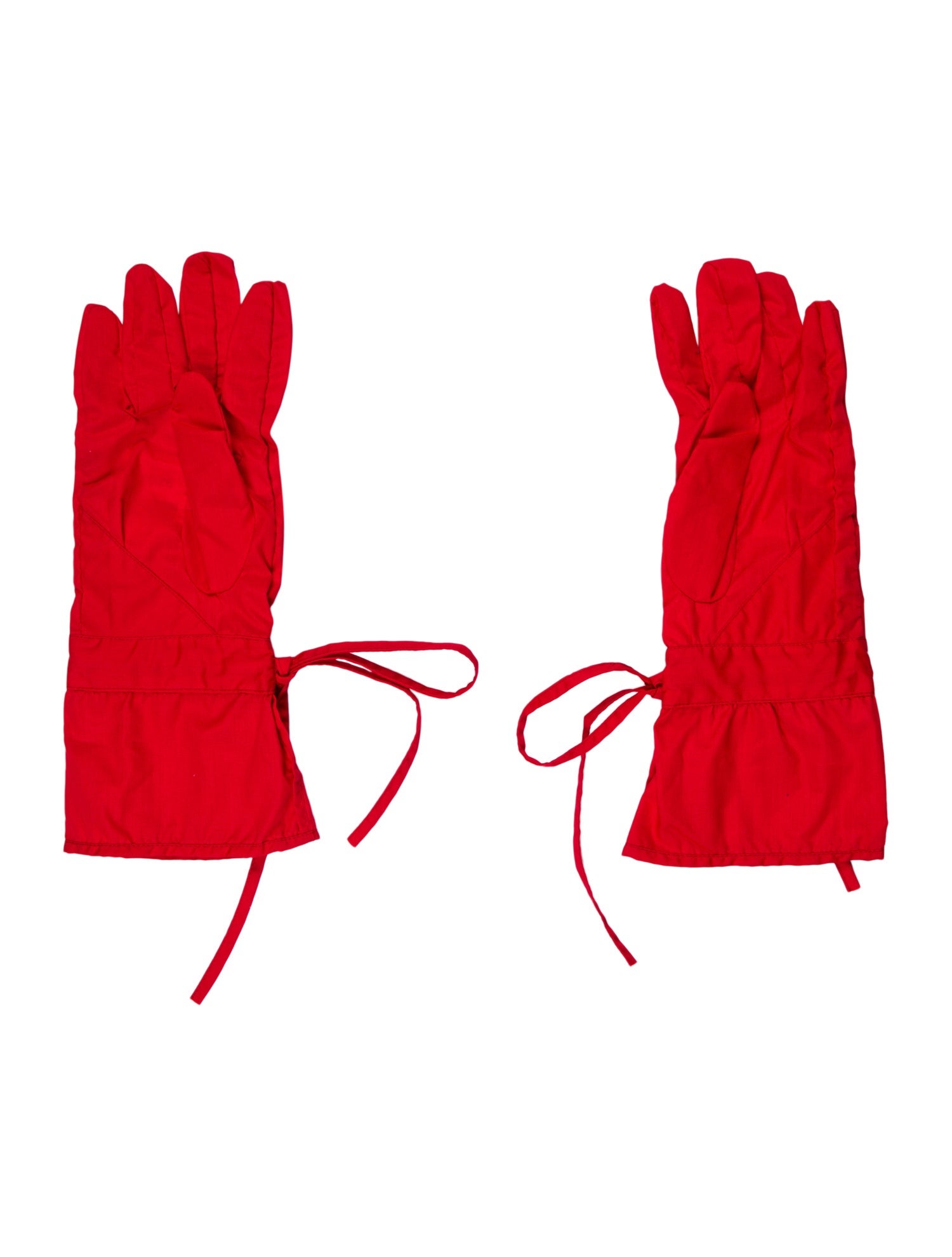 Raf Simons Printed Labo Gloves - Red Gloves & Mittens, Accessories