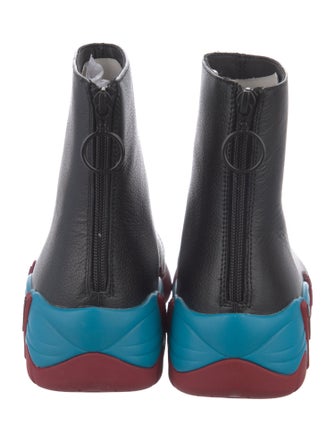 Raf Simons Cylon Leather Boots