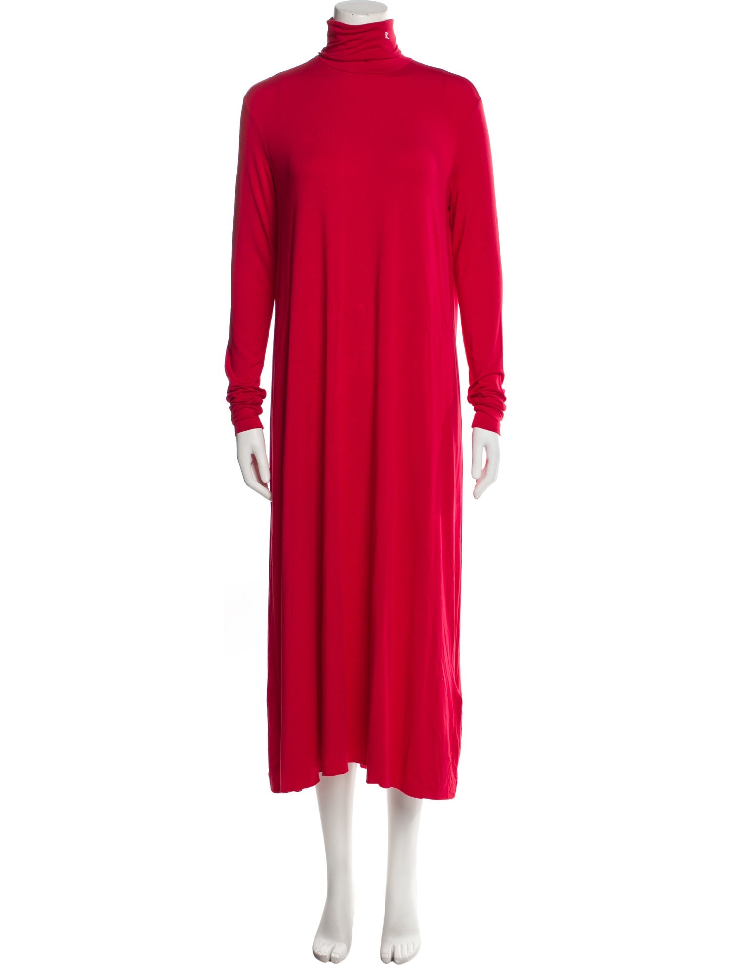 Raf Simons Turtleneck Midi Length Dress