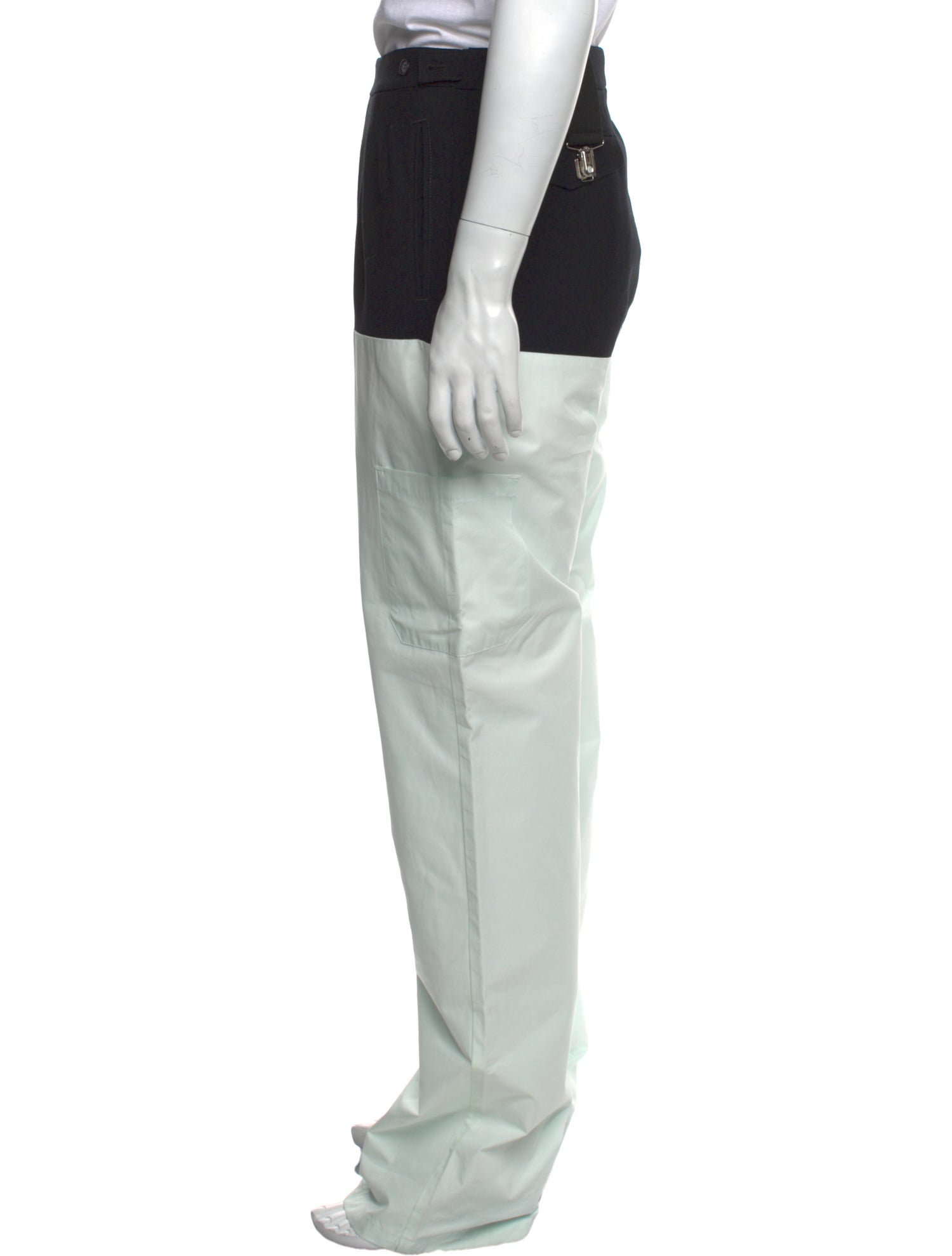 Raf Simons Colorblock Pattern Pants