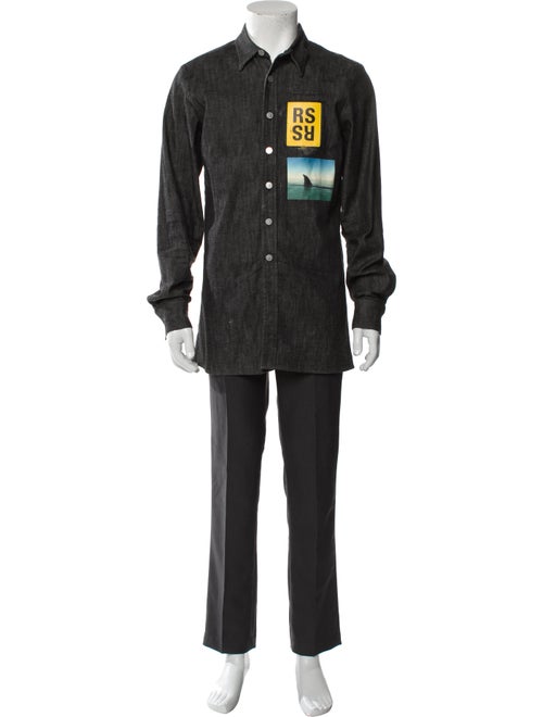 Raf Simons Graphic Print Parka