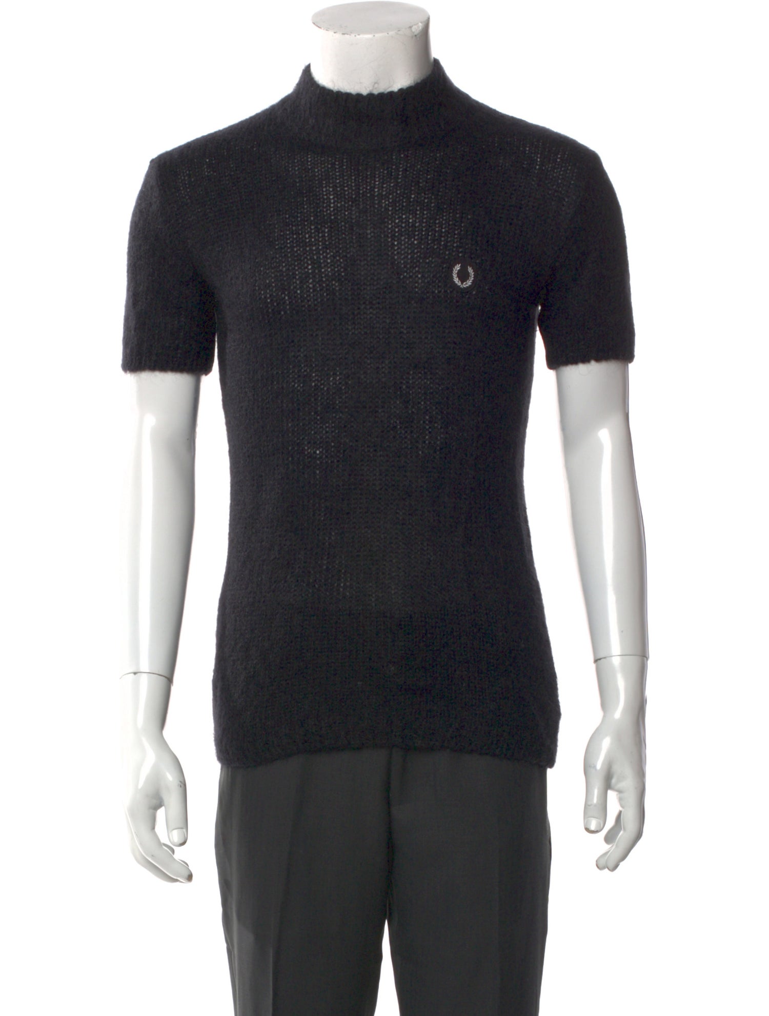 Raf Simons x Fred Perry Turtleneck Short Sleeve Polo Sweater