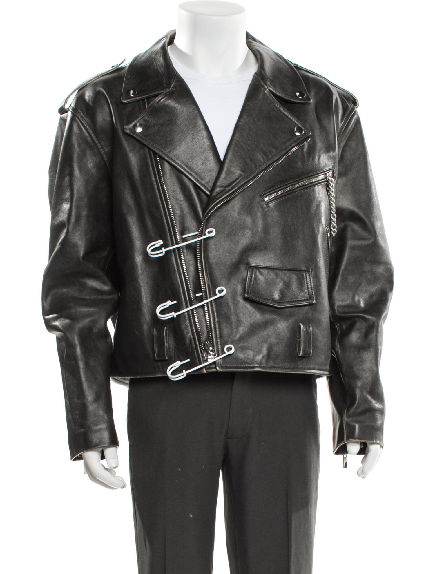 Raf Simons 2020 Leather Moto Jacket