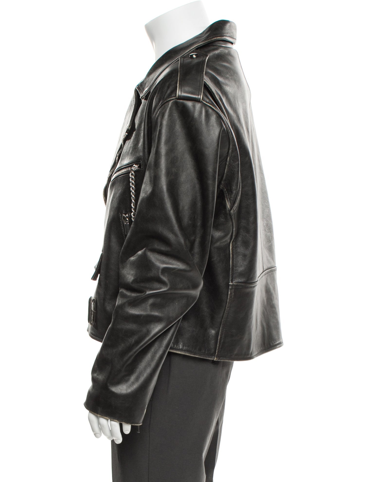 Raf Simons 2020 Leather Moto Jacket
