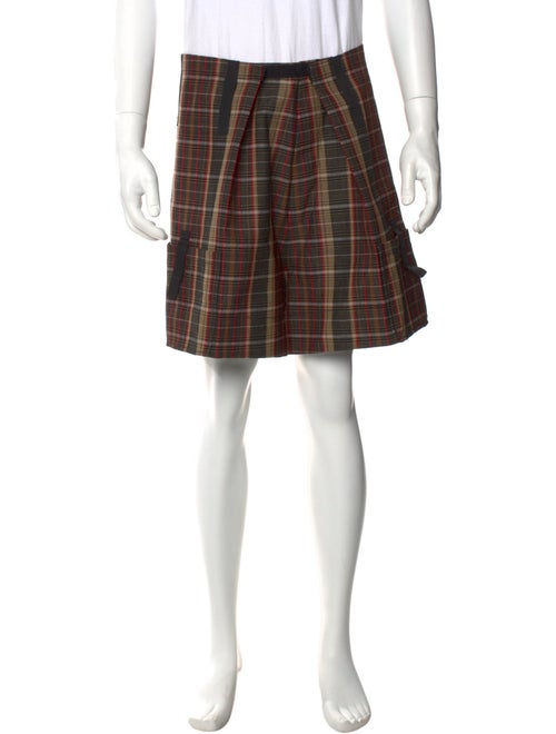 Raf Simons Virgin Wool Flat Front Shorts