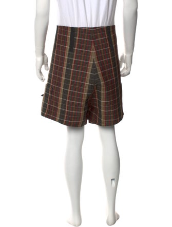 Raf Simons Virgin Wool Flat Front Shorts