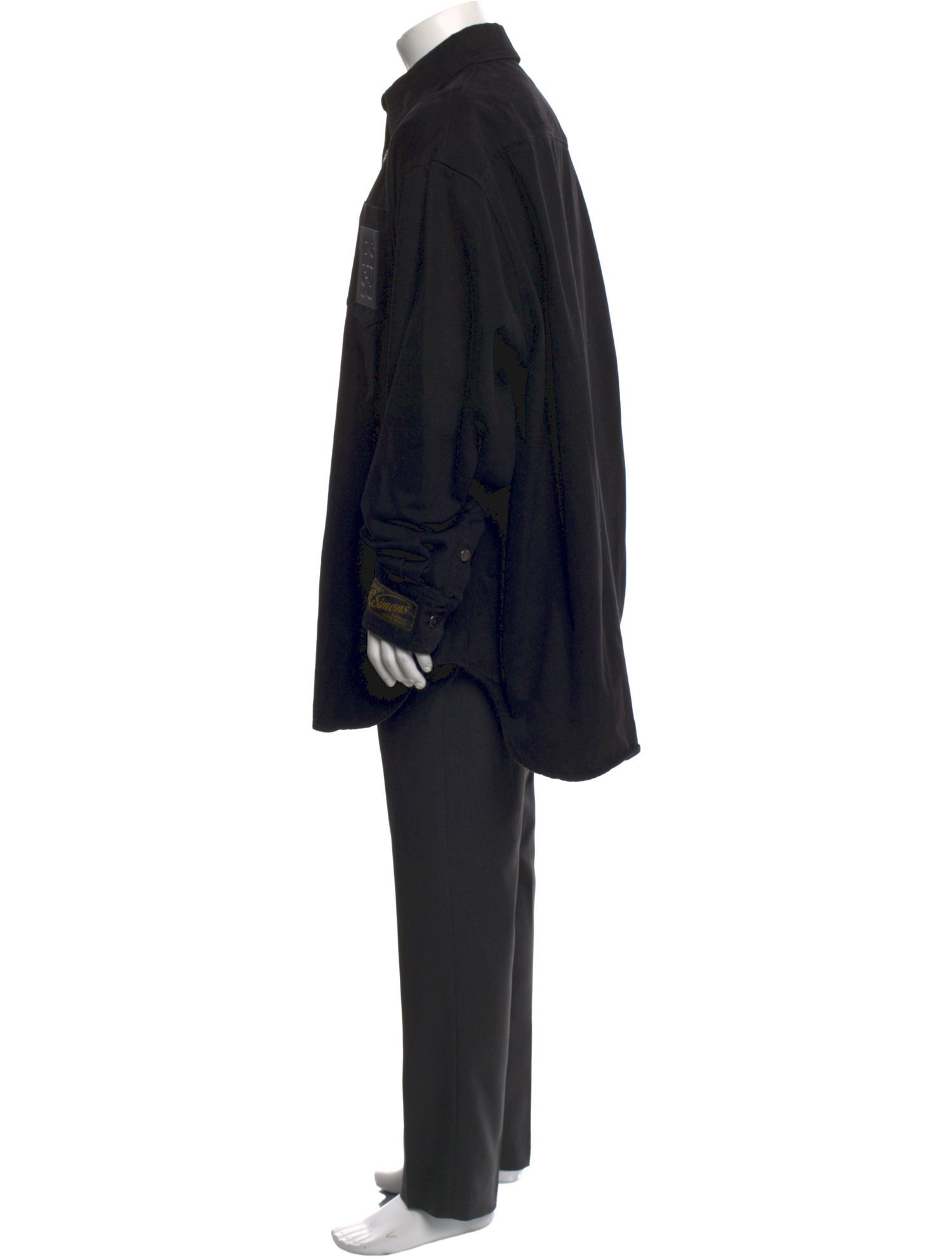 Raf Simons Plaid Print Long Sleeve Shirt