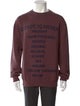 Raf Simons Virgin Wool Graphic Print Pullover