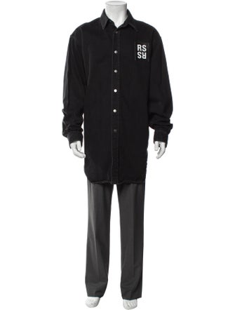 Raf Simons Graphic Print Parka