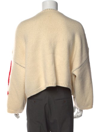 Raf Simons Merino Wool Graphic Print Pullover