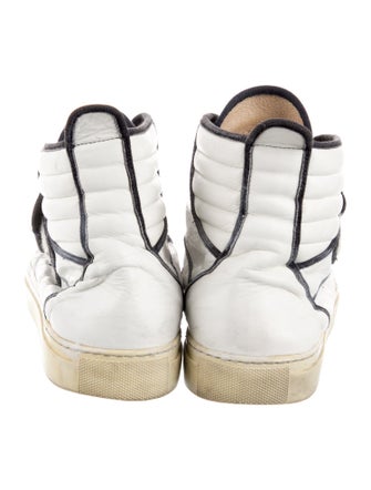 Raf Simons Leather Striped Boots