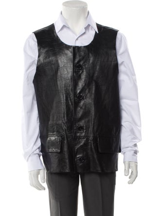 Raf Simons 2023 Leather Vest
