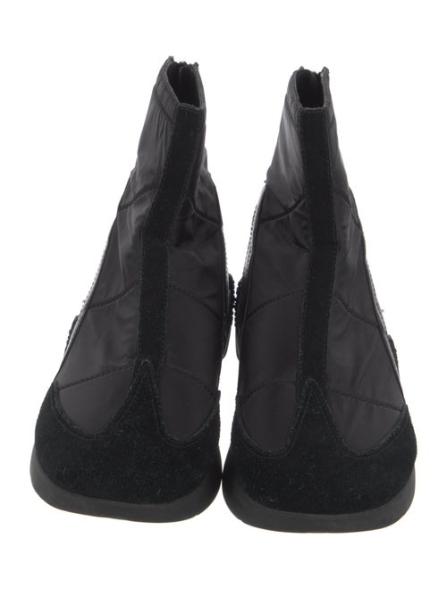 Raf Simons Leather Trim Embellishment Boots