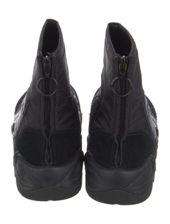 Raf Simons Leather Trim Embellishment Boots