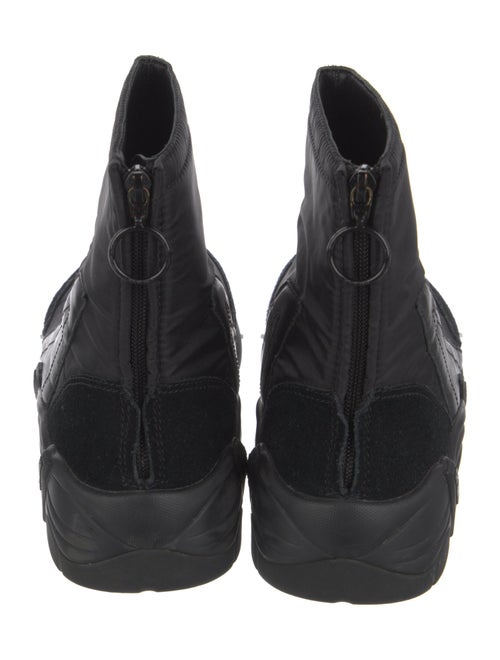 Raf Simons Leather Trim Embellishment Boots