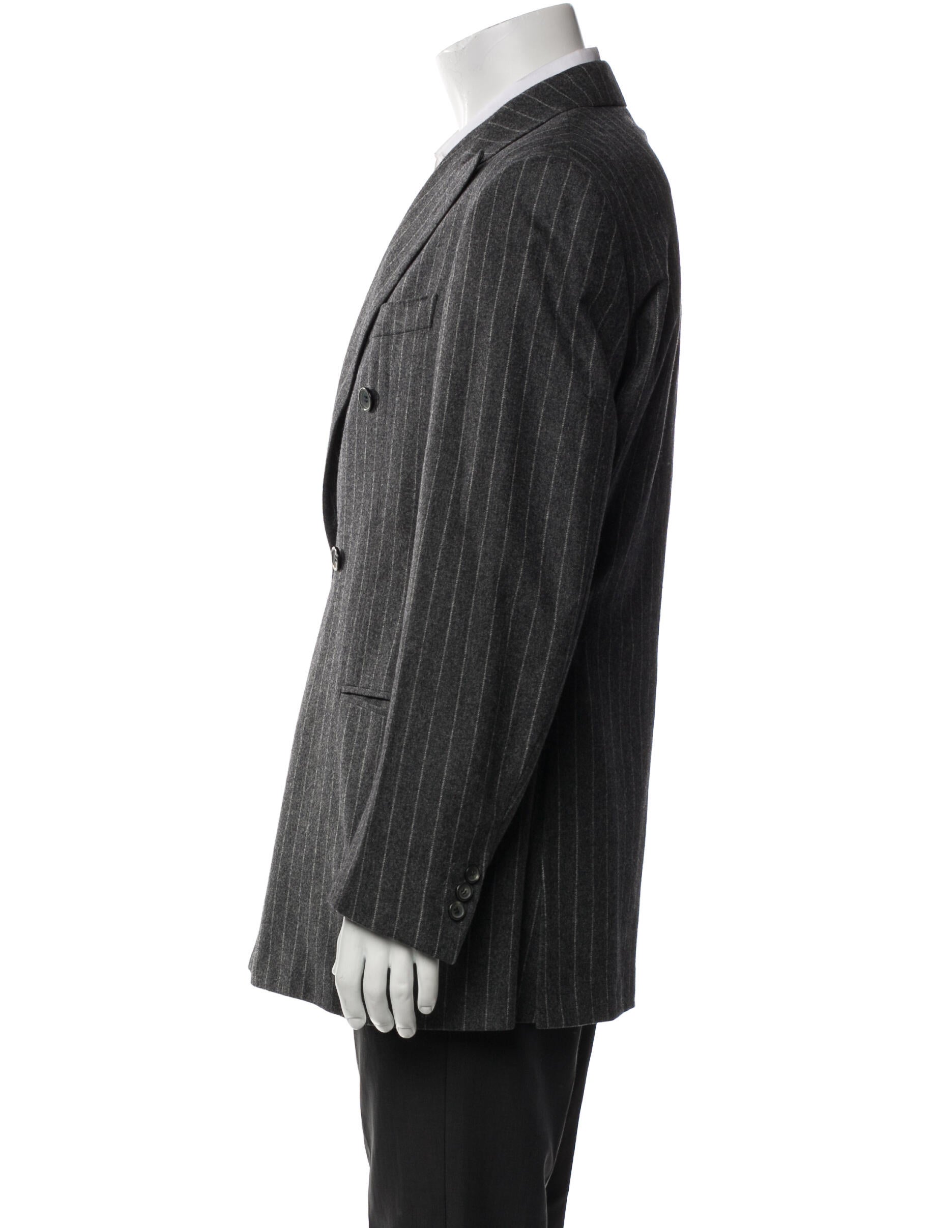 Raf Simons Wool Striped Blazer