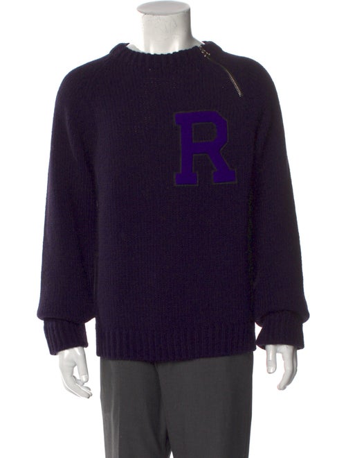 Raf Simons Graphic Print Crew Neck Pullover