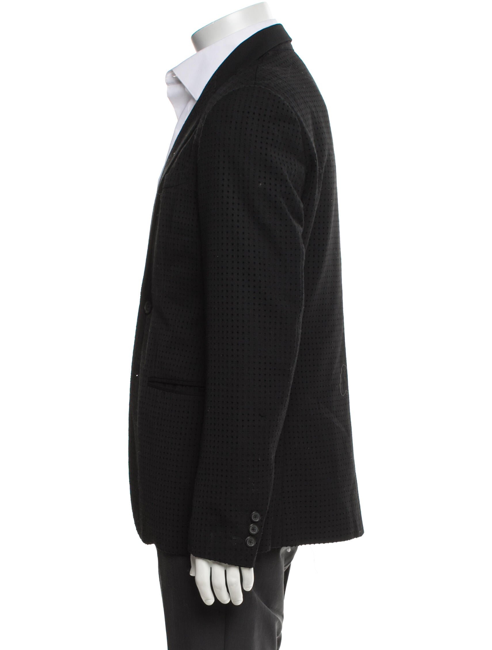 Raf Simons 2014 Perforated Blazer