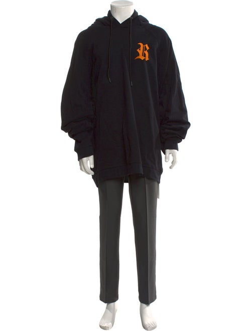 Raf Simons 2023 R Embroidered Logo Hoodie