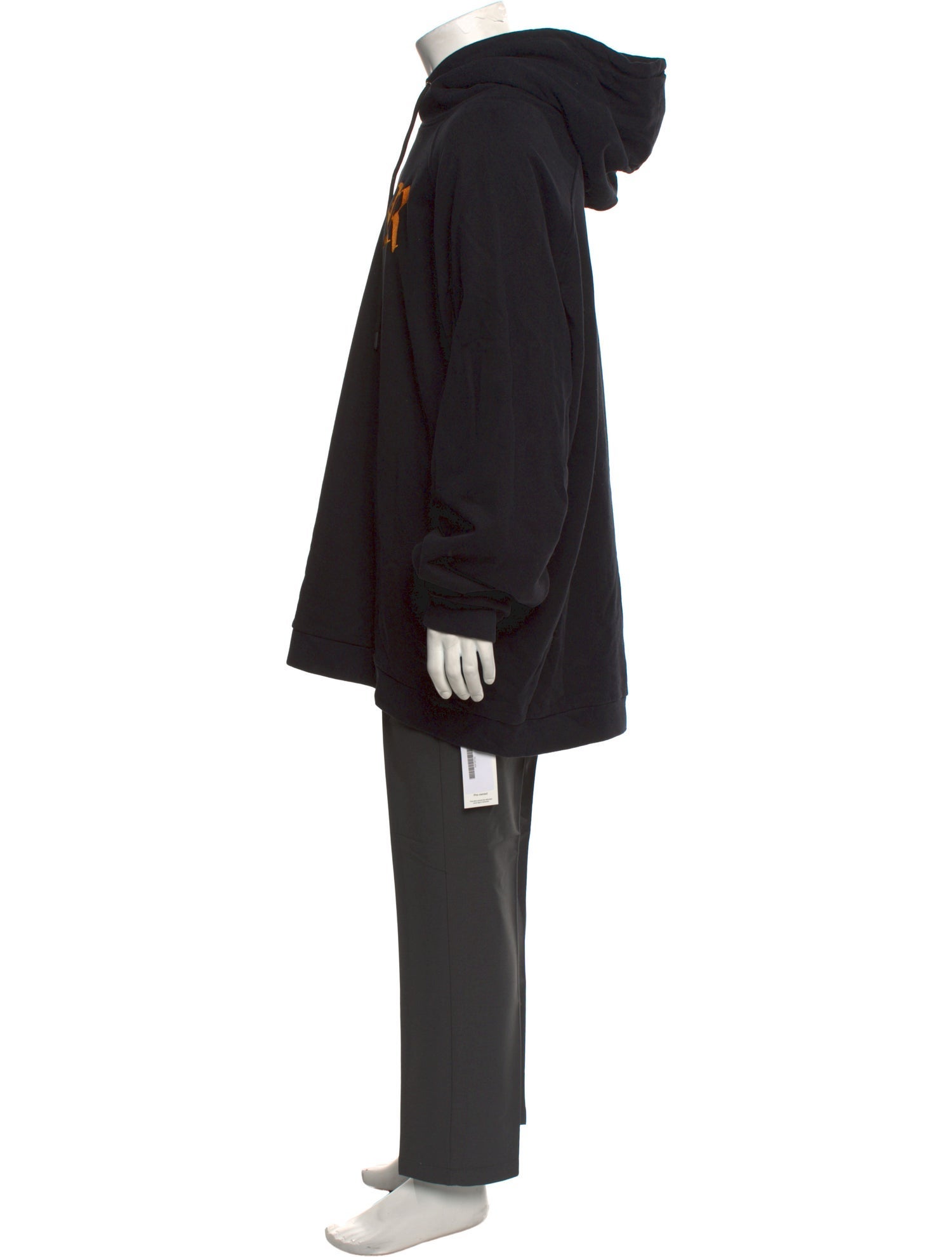 Raf Simons 2023 R Embroidered Logo Hoodie