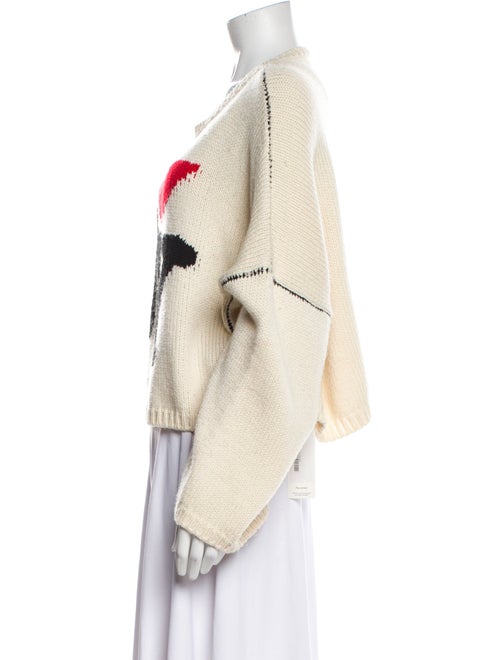 Raf Simons Wool Graphic Print Pullover