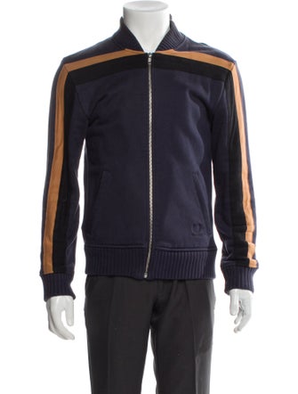 Raf Simons x Fred Perry Striped Bomber Jacket