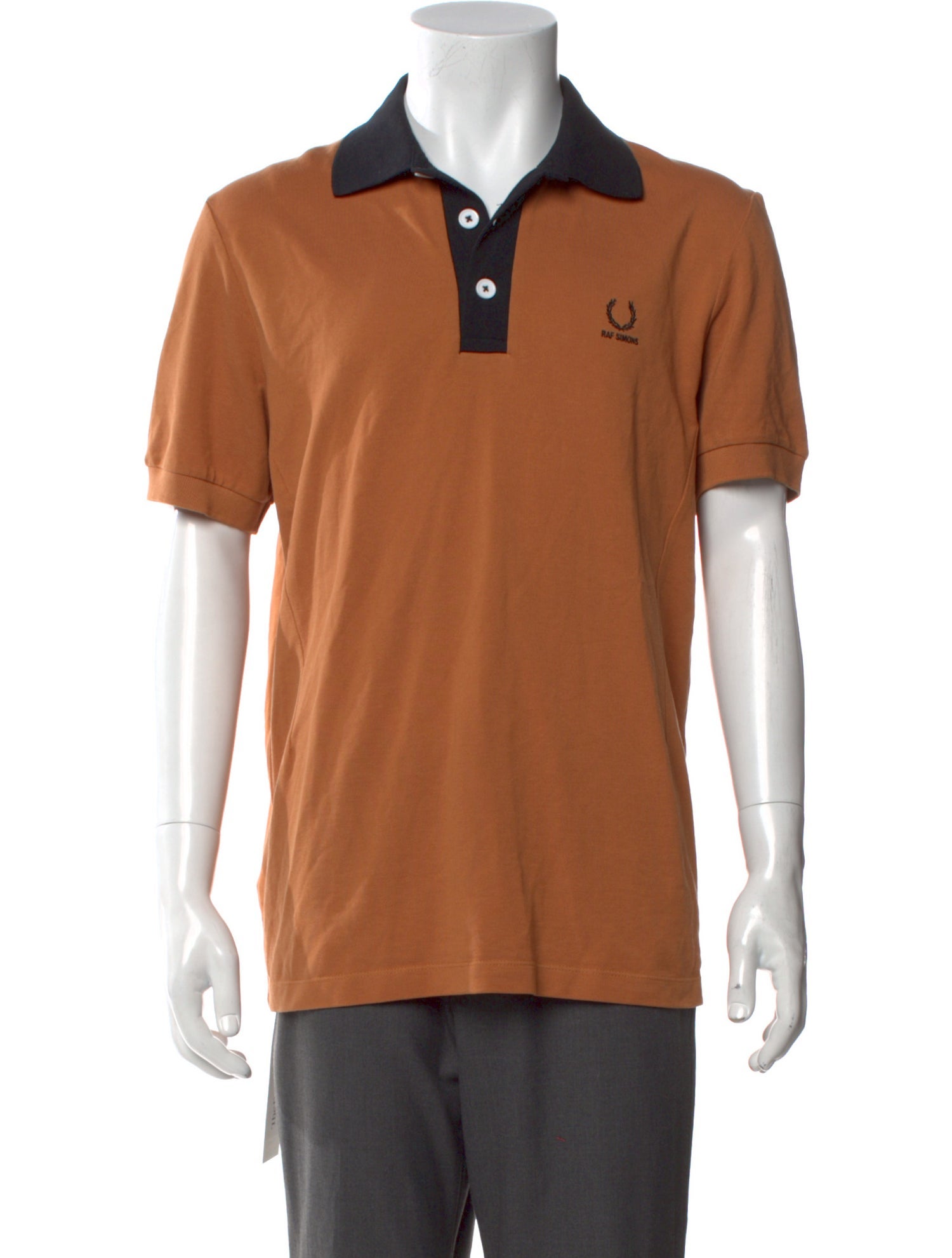 Raf Simons Collar Short Sleeve Polo Shirt