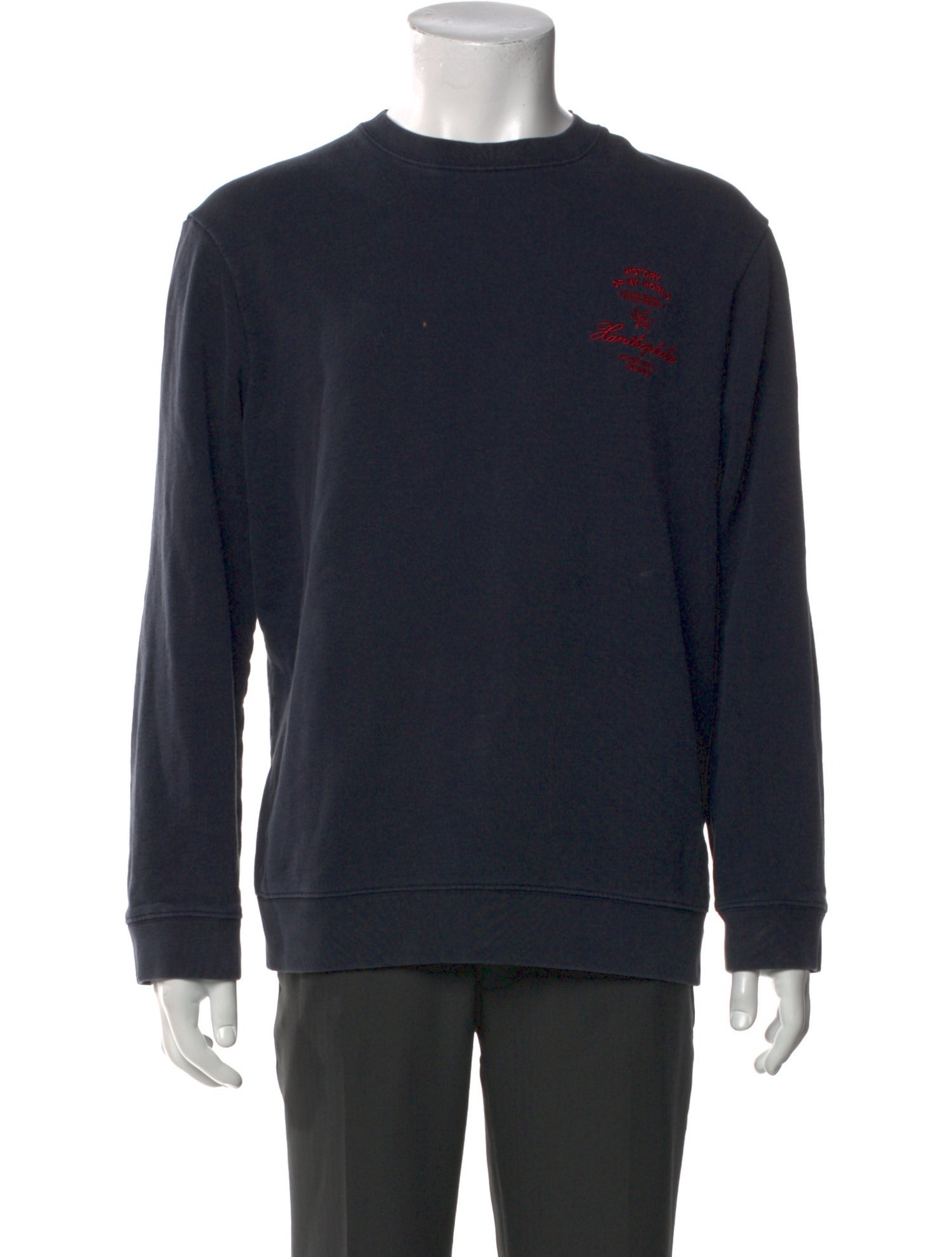 Raf Simons Graphic Print Crew Neck Pullover