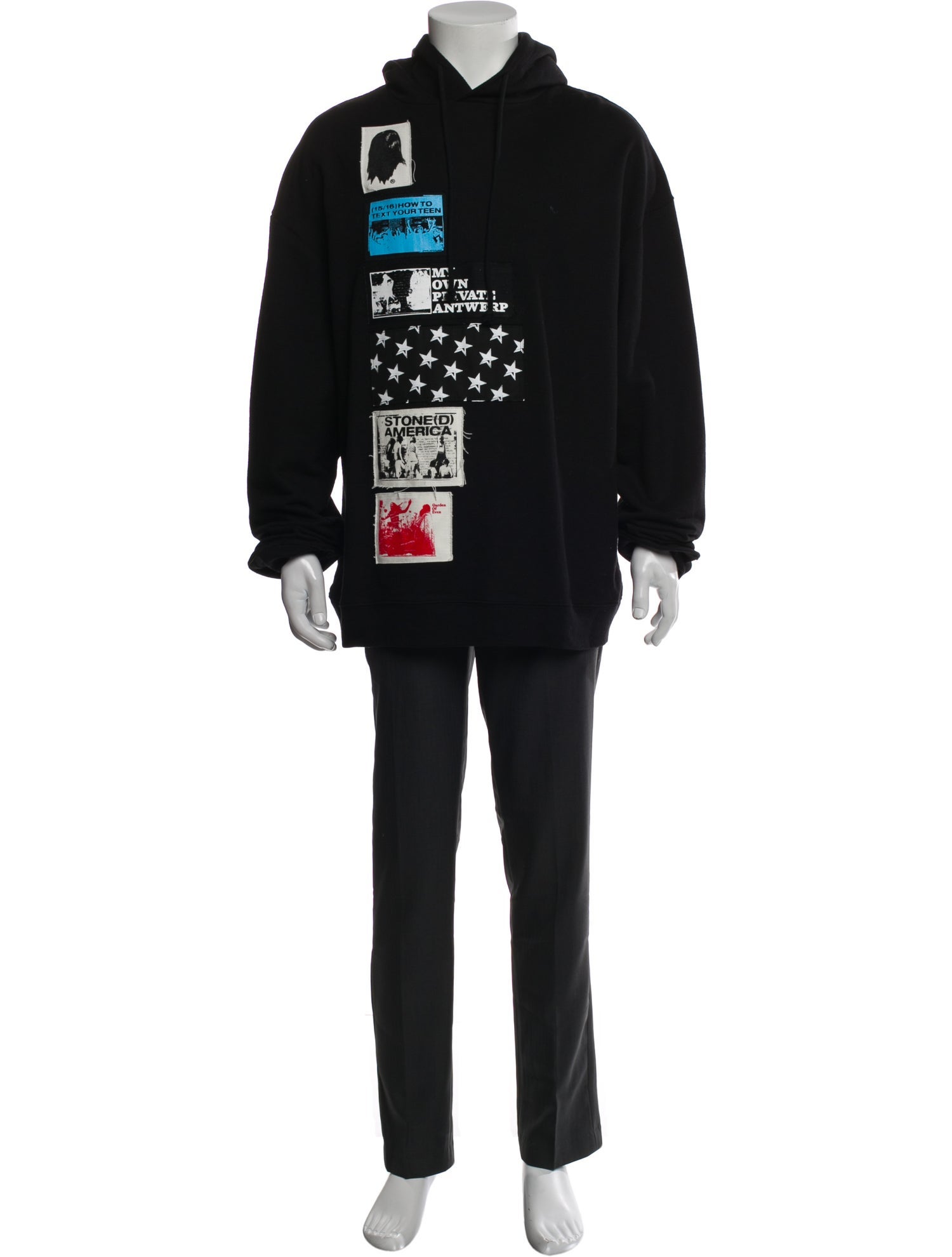 Raf Simons 2020 Graphic Print Hoodie