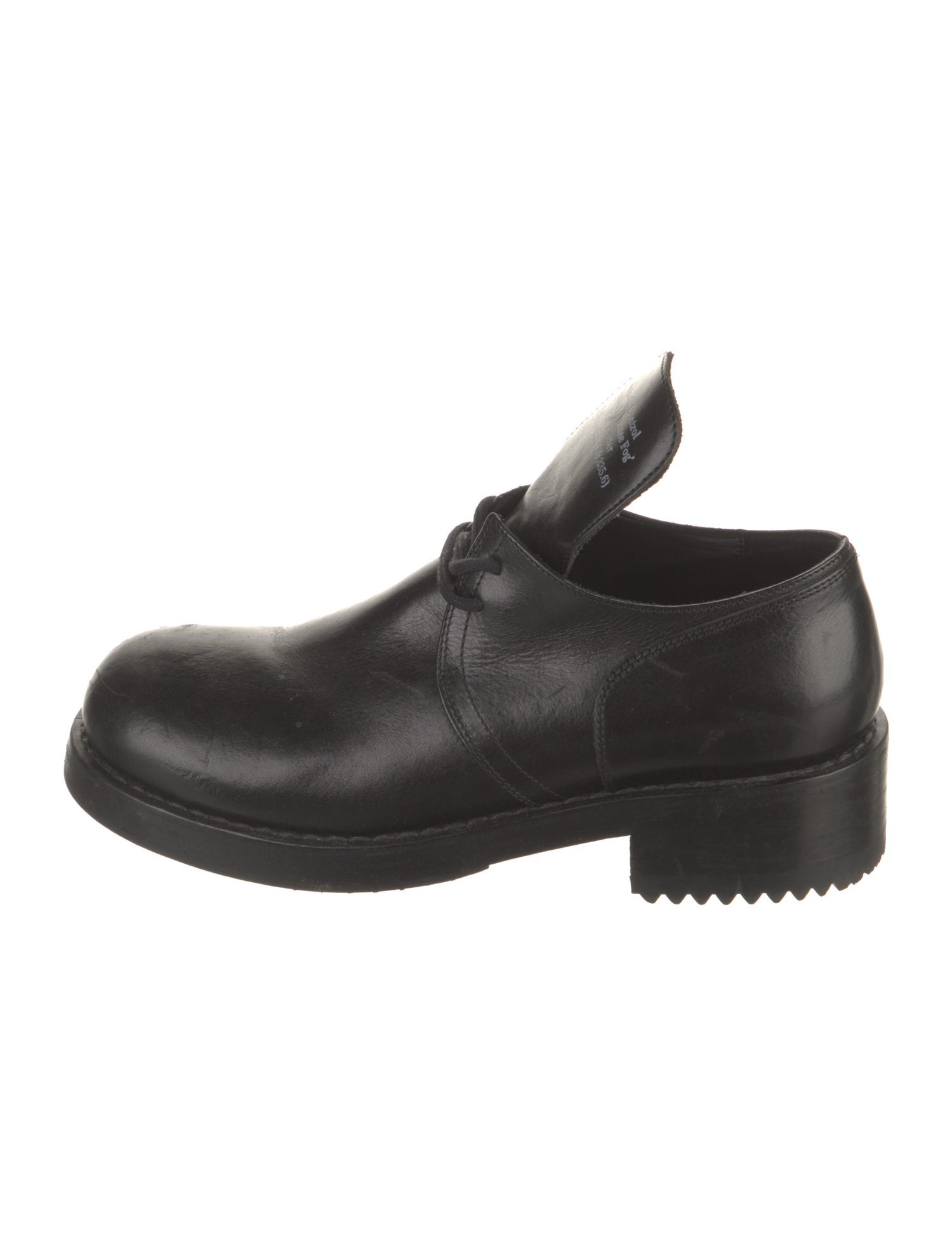 Raf Simons 2020 Text Derby Derby Shoes