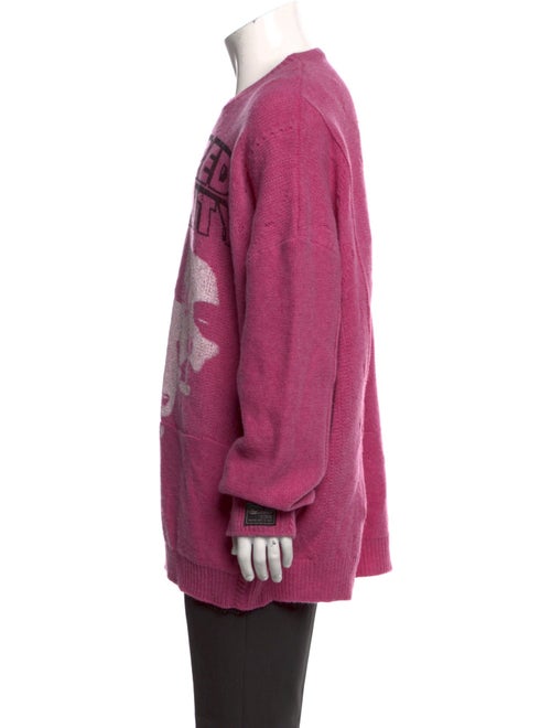 Raf Simons Merino Wool Graphic Print Pullover