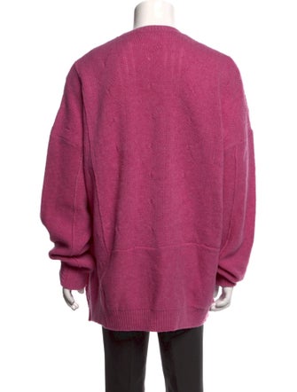 Raf Simons Merino Wool Graphic Print Pullover