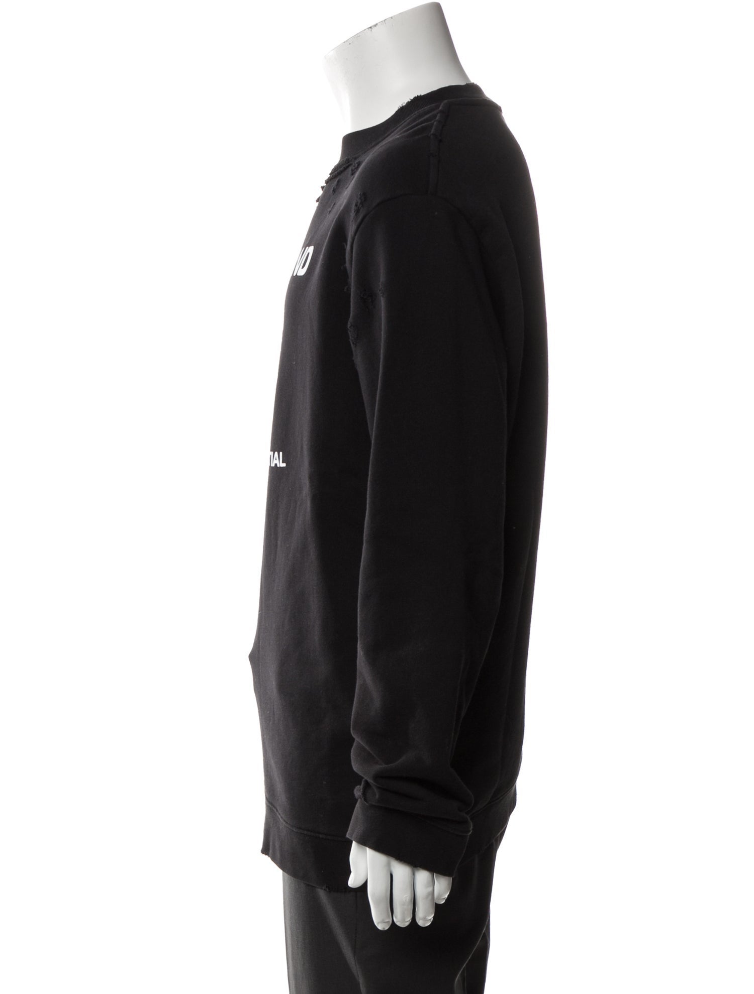 Raf Simons Graphic Print Crew Neck Sweatshirt