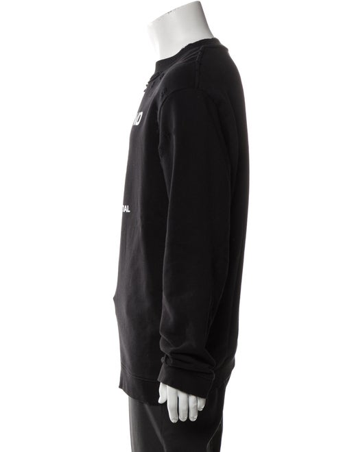 Raf Simons Graphic Print Crew Neck Sweatshirt