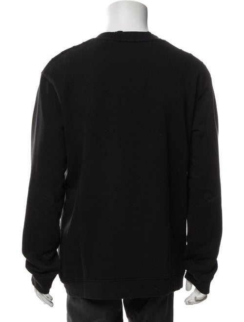 Raf Simons Graphic Print Crew Neck Sweatshirt