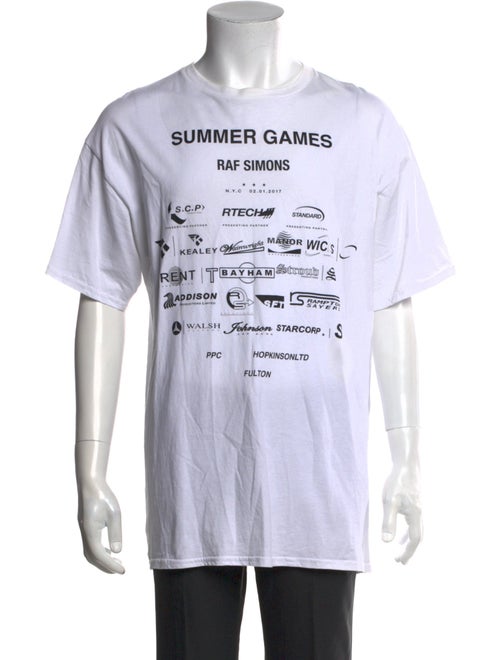 Raf Simons Graphic Print Crew Neck T-Shirt