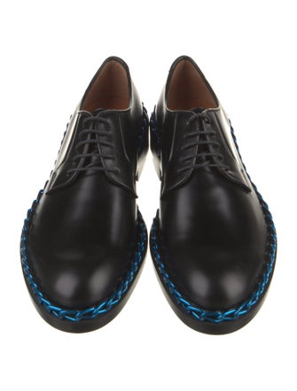 Raf Simons Leather Chain-Link Accents Derby Shoes