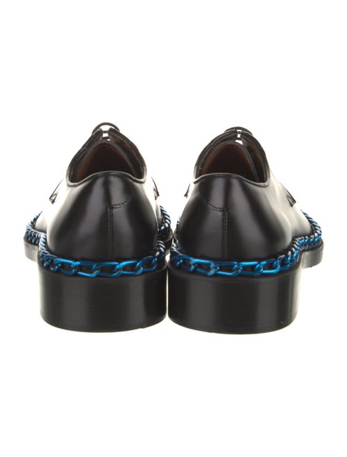 Raf Simons Leather Chain-Link Accents Derby Shoes