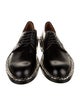 Raf Simons Leather Chain-Link Accents Oxfords