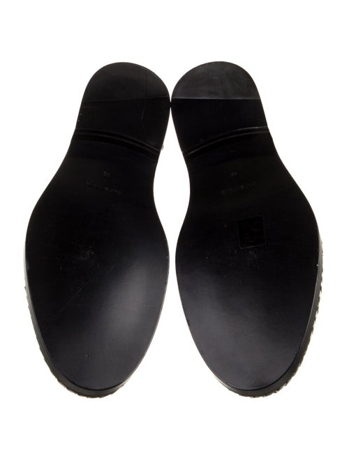 Raf Simons Leather Chain-Link Accents Oxfords