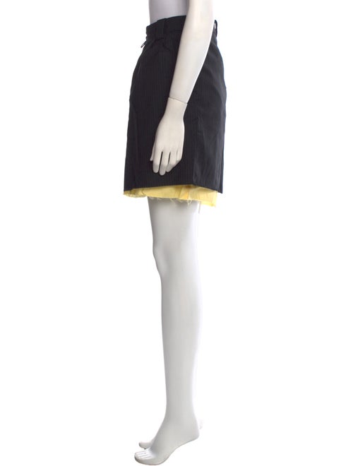 Raf Simons Fringe Trim Accent Knee-Length Skirt