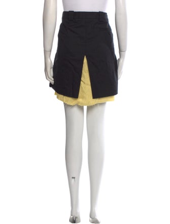 Raf Simons Fringe Trim Accent Knee-Length Skirt