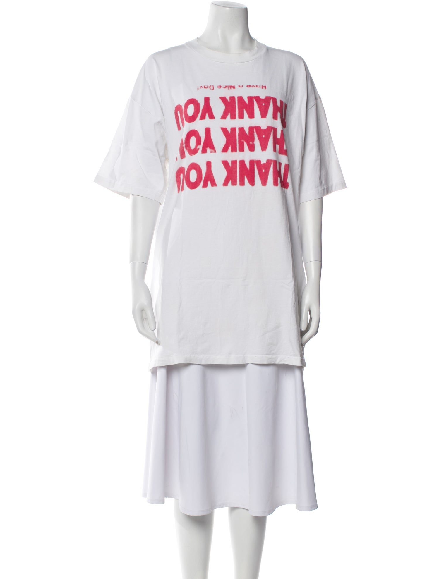 Raf Simons Graphic Print Crew Neck T-Shirt